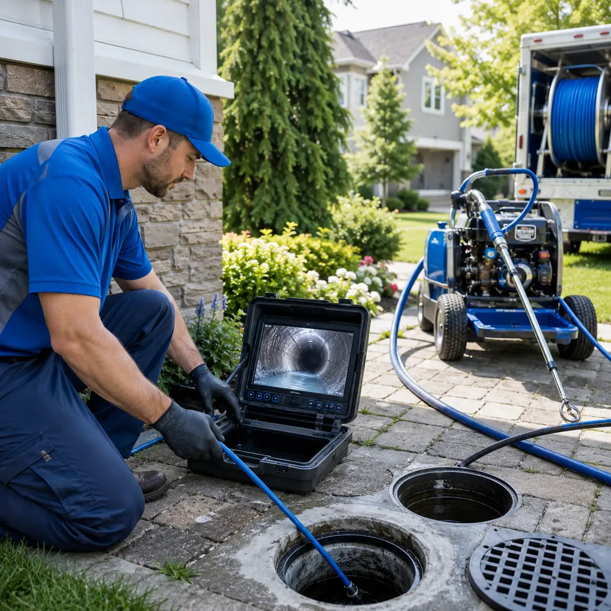 Outdoor drain cleaning professionals serving Columbiana, AL